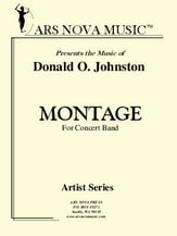 Montage for Concert Band Concert Band sheet music cover